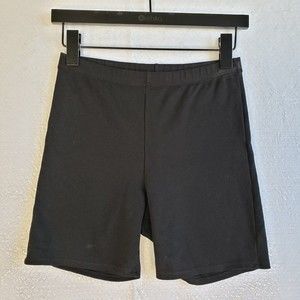 Fashion Nova Biker Shorts Women's Size Small Black Stretch Mid Rise
